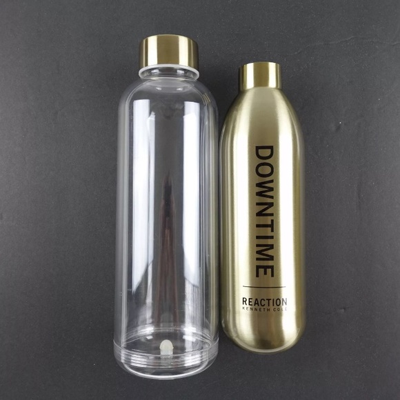 Kenneth Cole Stainless Steel Water Bottle Gold - Picture 4 of 6